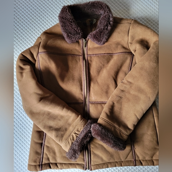 Lady hathaway shearling faux fur coat - Picture 1 of 6